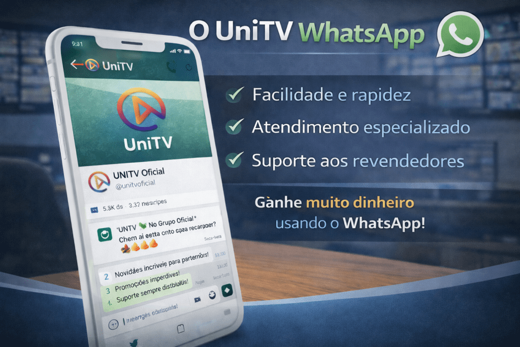 Revender UNITV WhatsApp